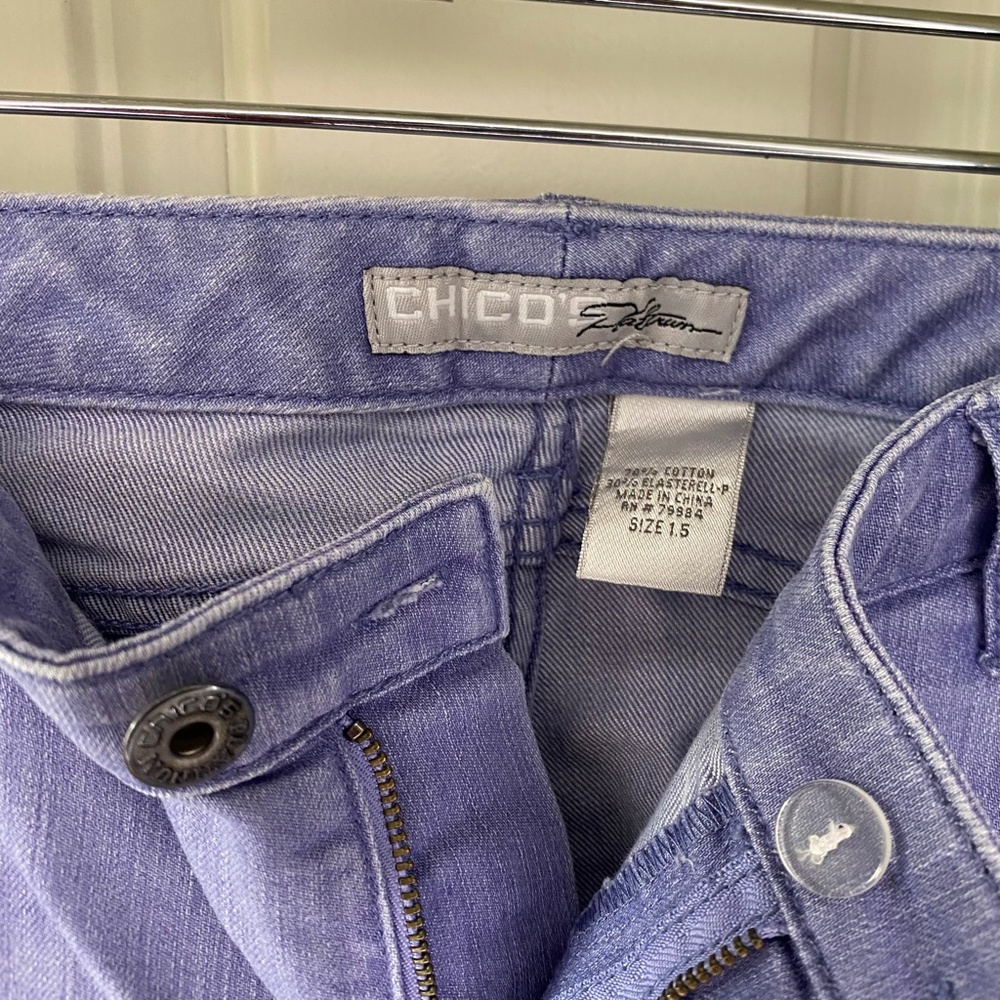 Chico's - Platinum Jeans - Light Purple - Size 10/M (Chico's 1.5) - Picture 2 of 7